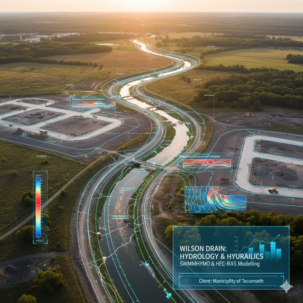 Wilson Drain, Alliston